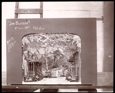 Modèle de décor possiblement conçu par Joseph Physioc pour la production de 